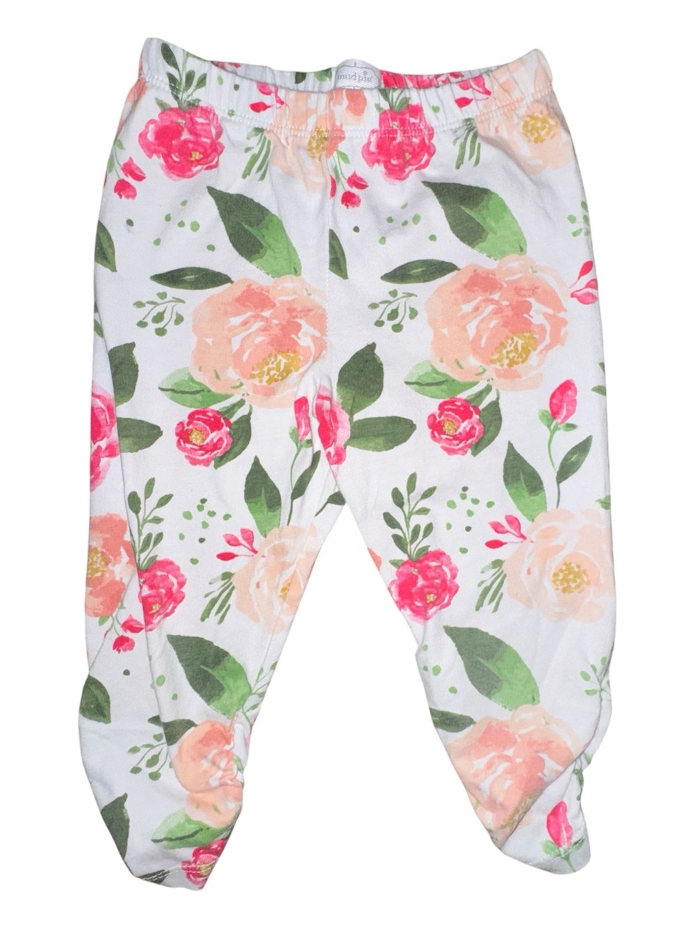 Mud Pie Floral Capri Leggings